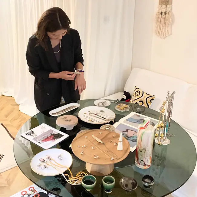 リネンジャケット×プチプラタンクトップコーデ