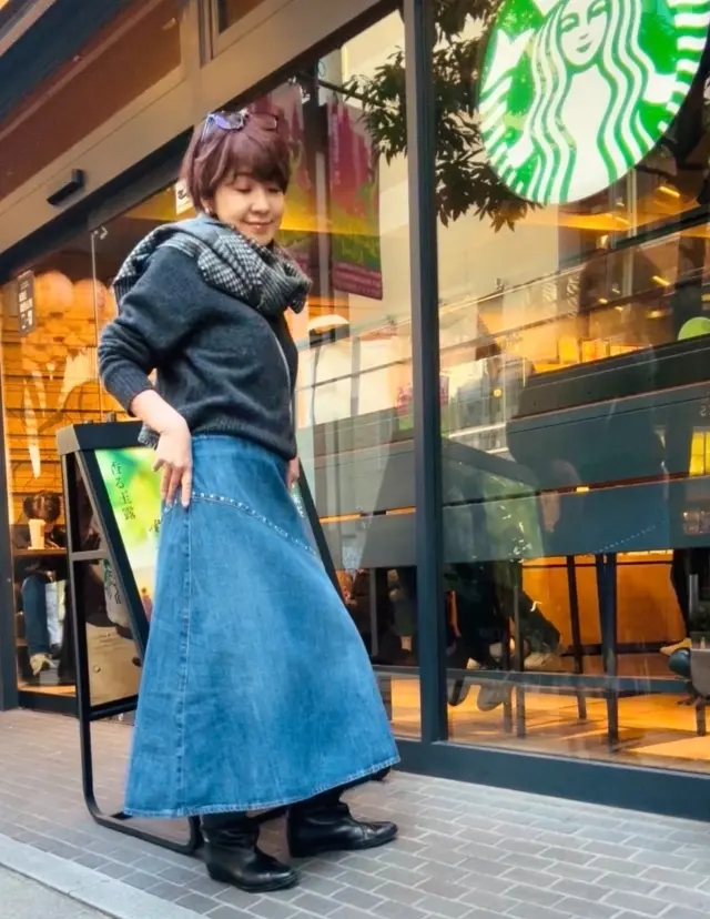 冬のマフラー、バンダナで顔周りの印象に差の画像_2