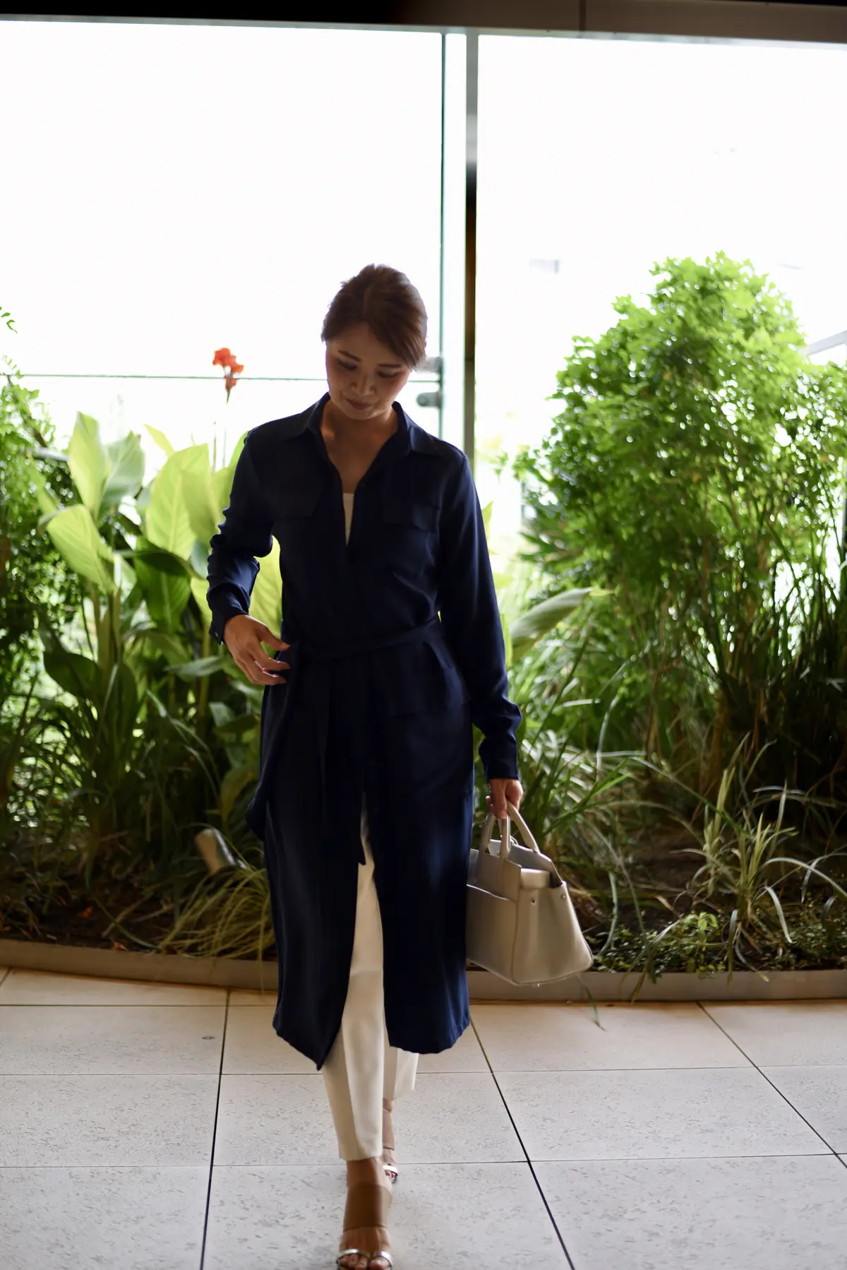 シャツワンピースで落ち着きコーデ♪の画像_3