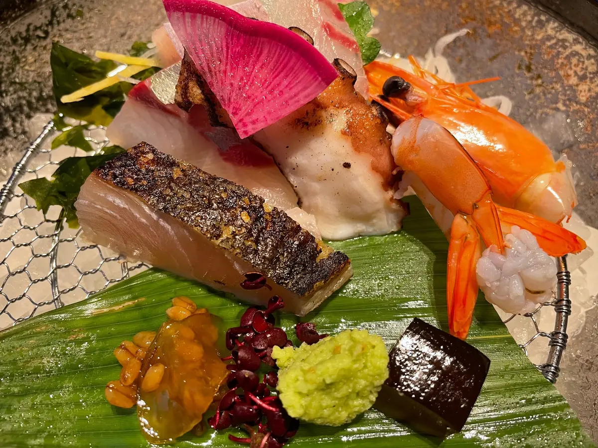 お夕飯のお刺身