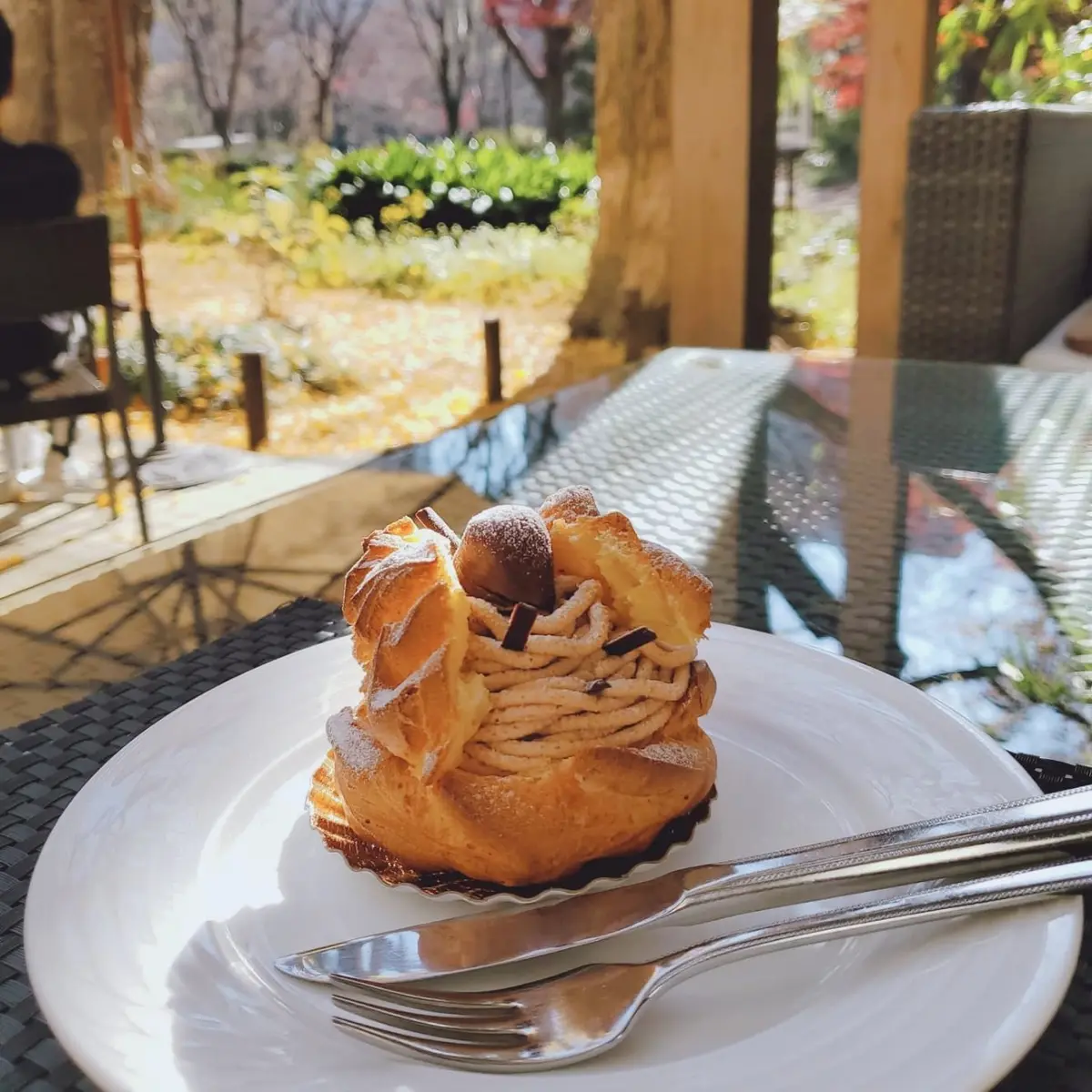 モンブランのシュークリーム