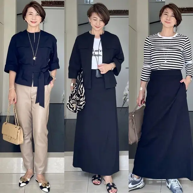 【50代 コーデ】おしゃれな華組の「E の画像_1