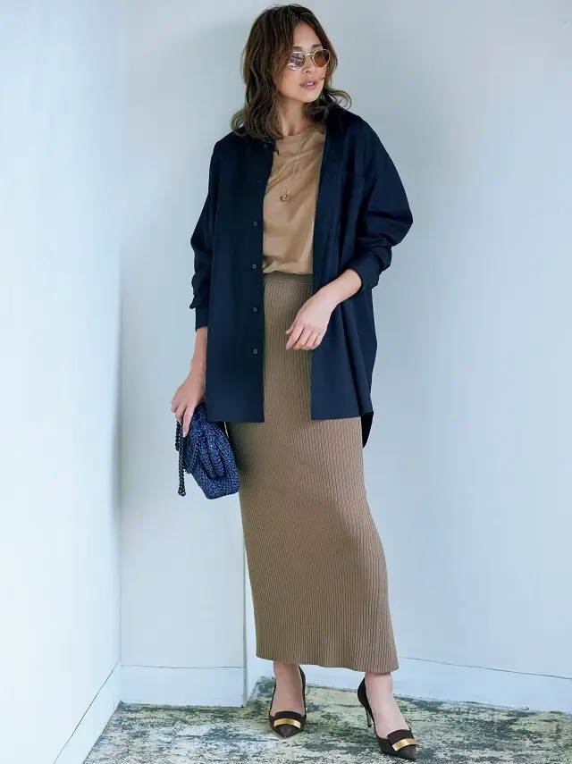 さらっとはおって、見た目も着心地もエフォートレスに