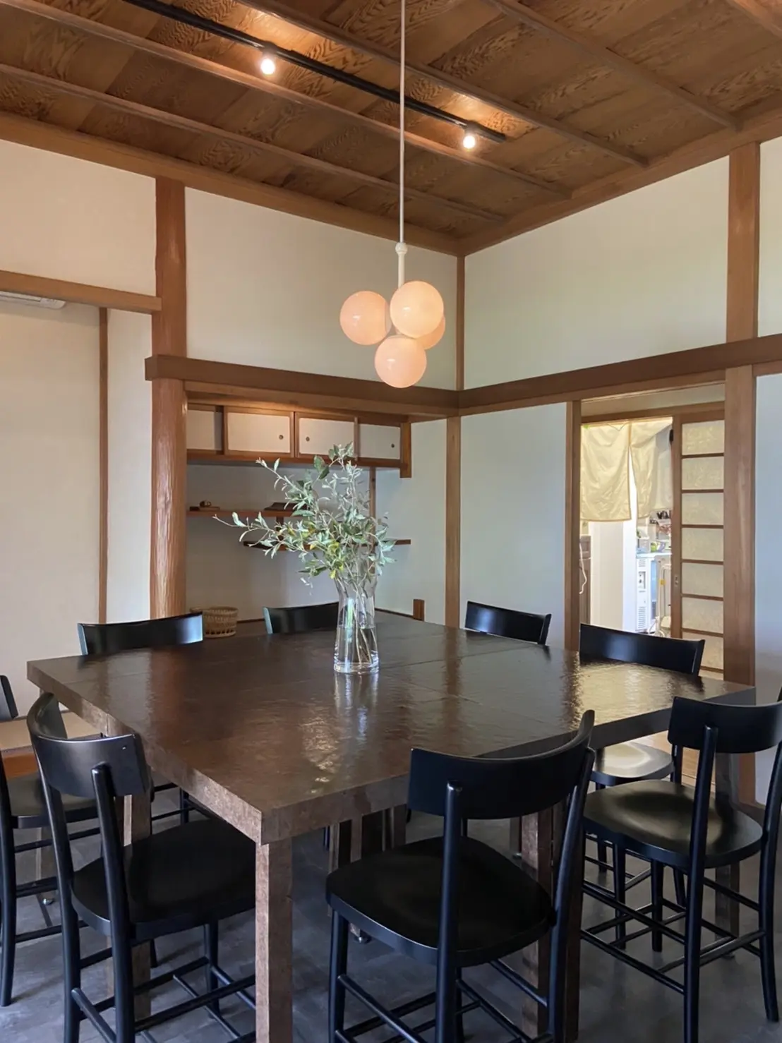 ブルーワンピ＆自作バッグで、鎌倉古民家レの画像_3