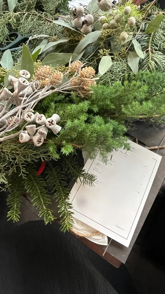 大人気フローリストのクリスマススワッグレの画像_3