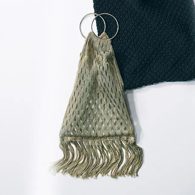 【しゃれ見えマーケットバッグ】メッシュバッグ￥16,000／ミュラー オブ ヨシオクボ