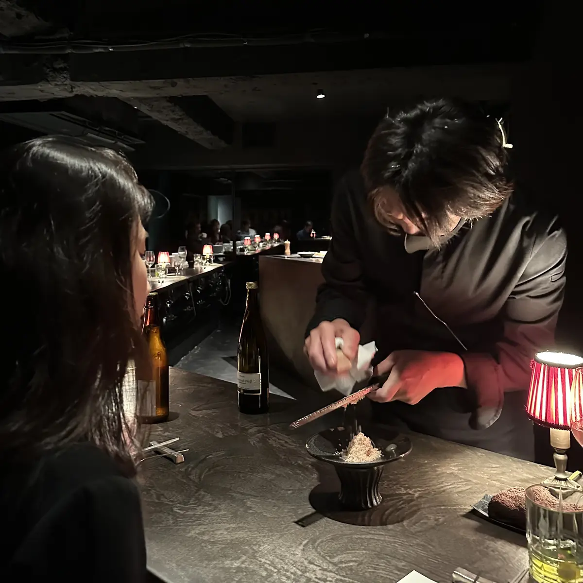 神楽坂にあるレストラン「SECRETO」調理写真