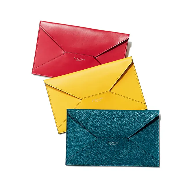 「セラピアン」の エンベロープ型 マスクケースに カラフルな3色が登場