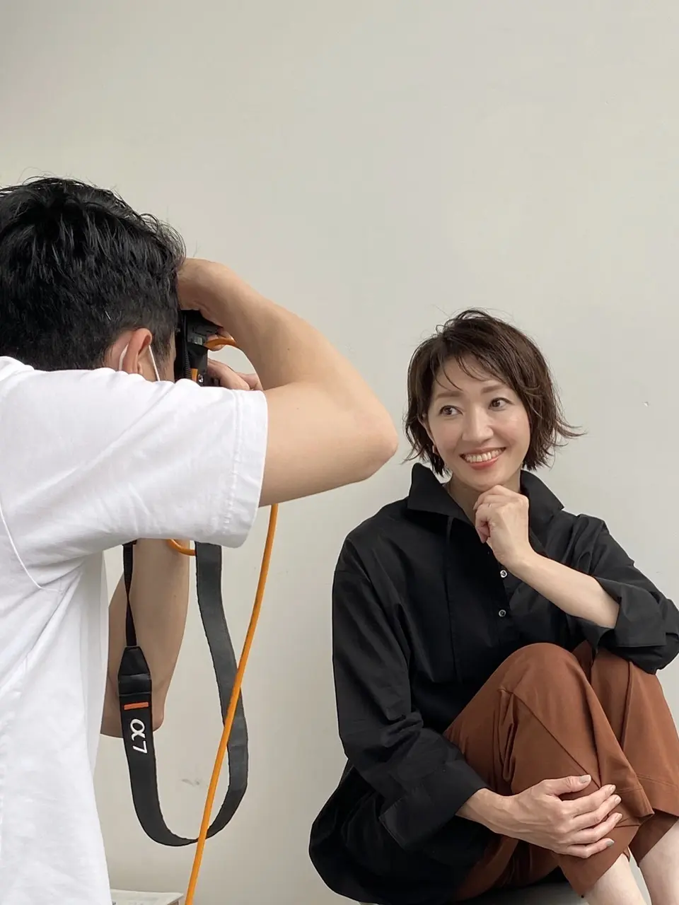 エクラ11月号撮影風景