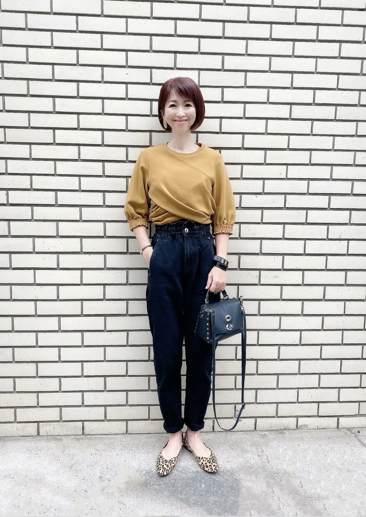 ZARAのハイウエストデニム