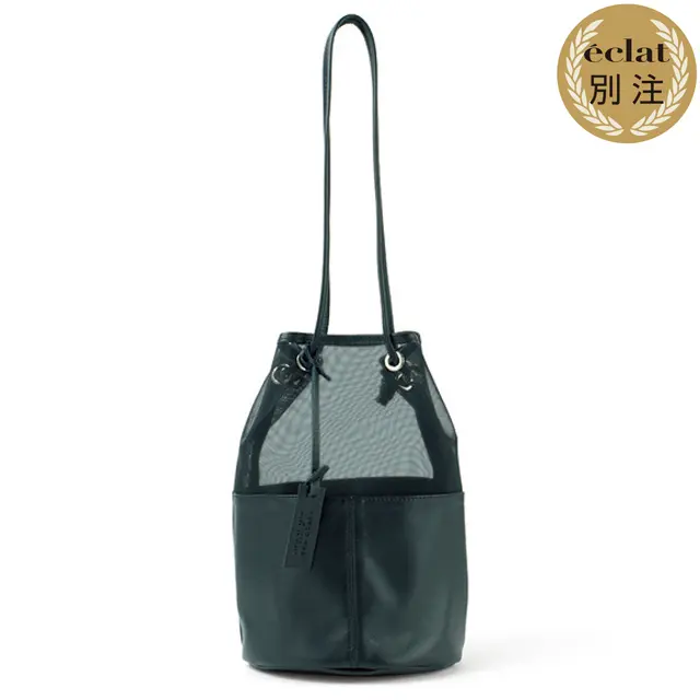 MARCO MASI×èclat チュールコンビ巾着バッグ