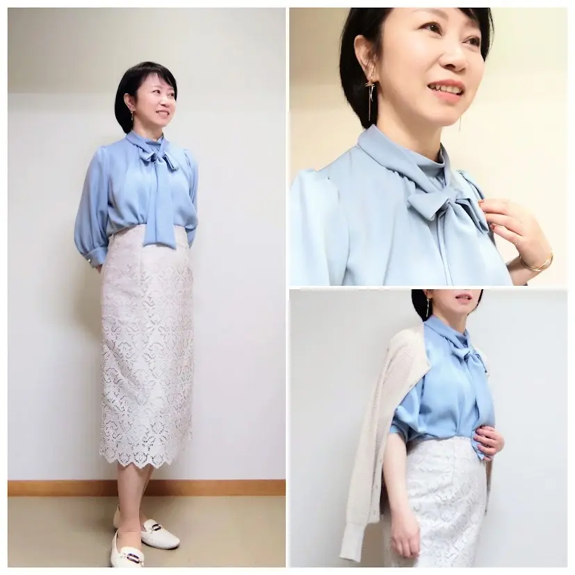 6月前半。アラフィフ秘書お仕事毎日服の画像_1