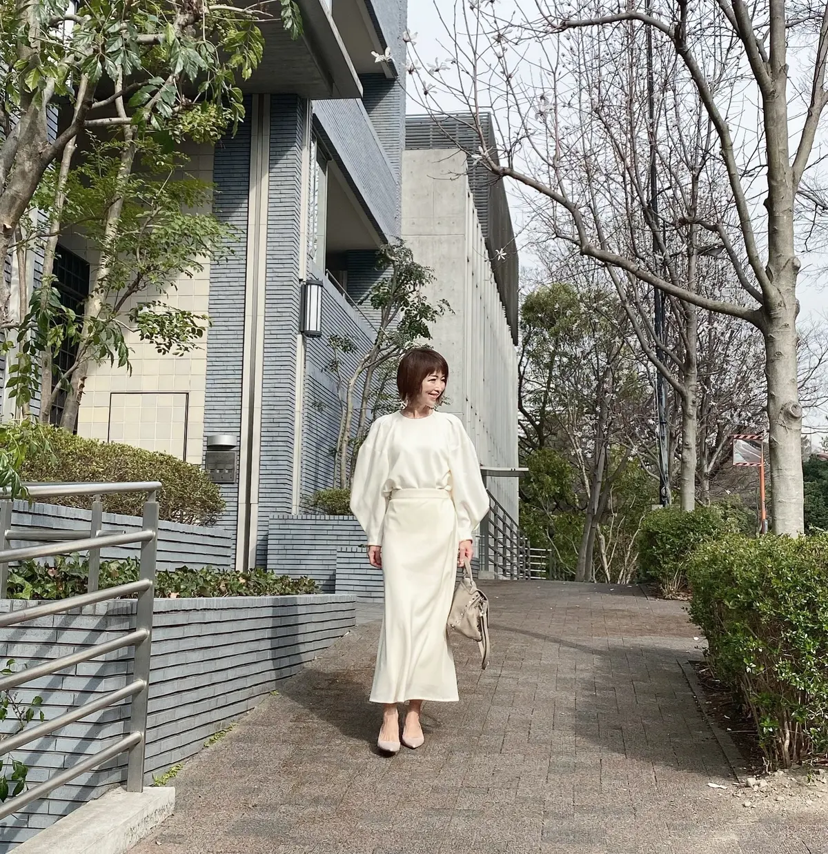 ハンサムロングスカート　〜ホワイト〜の画像_7