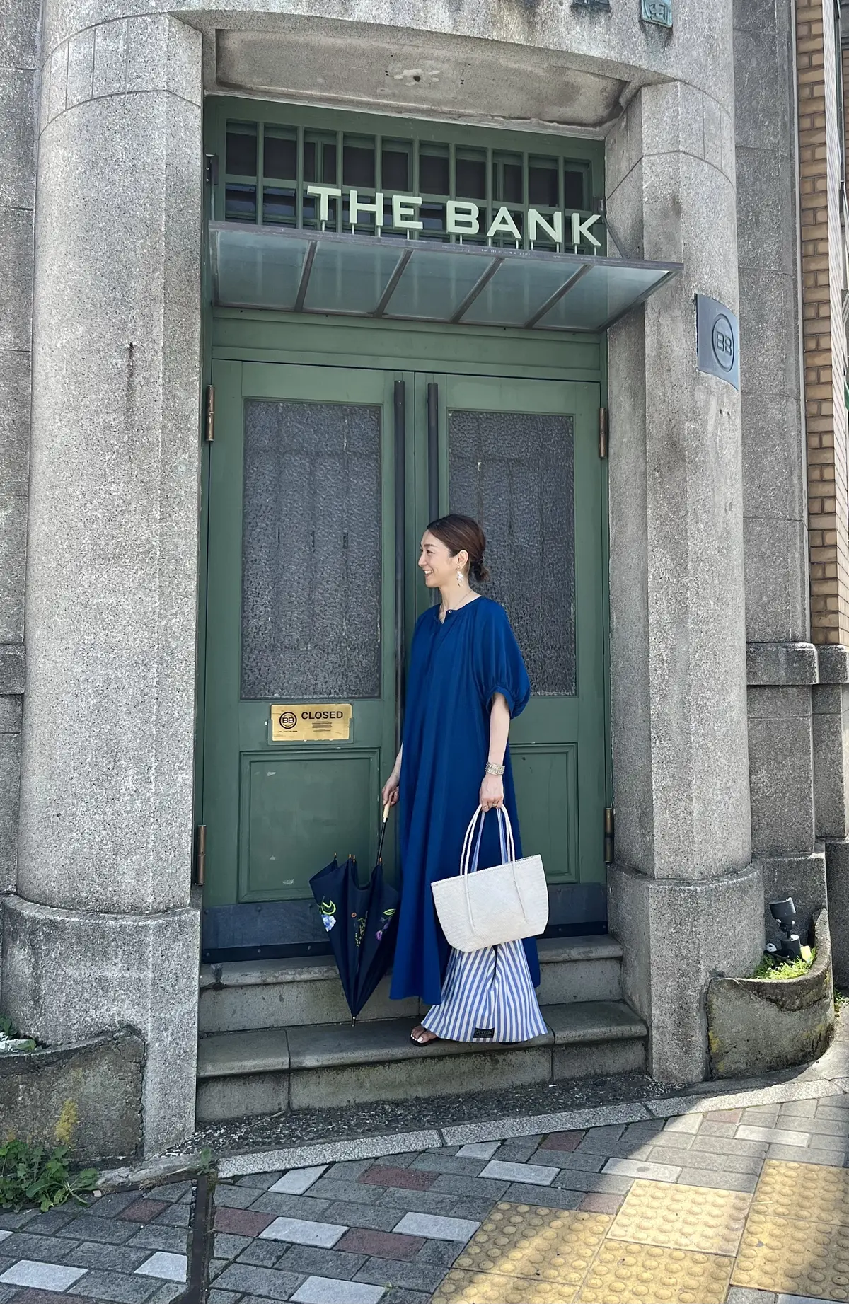 ブルーワンピ＆自作バッグで、鎌倉古民家レの画像_10