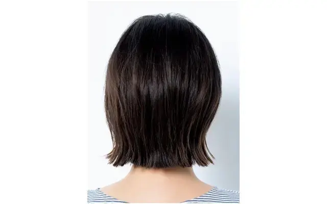 長め前髪でフロントのボリュームアップ
