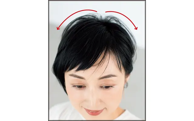 ヘアスタイルのポイント