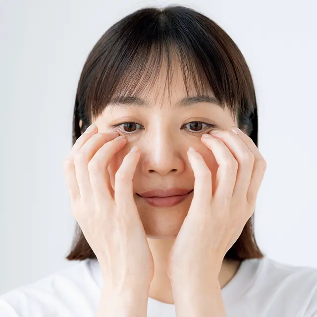 ピアノタッチでマッサージする