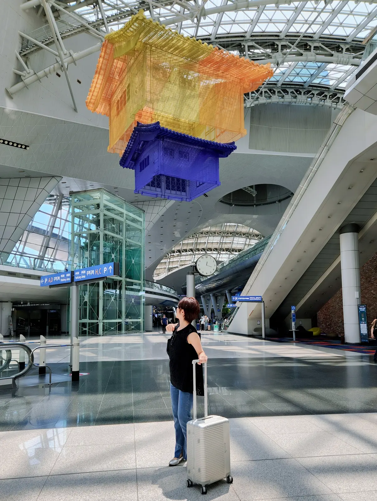 前回は金浦空港だったので久々の仁川空港。なんだか綺麗になったかな？