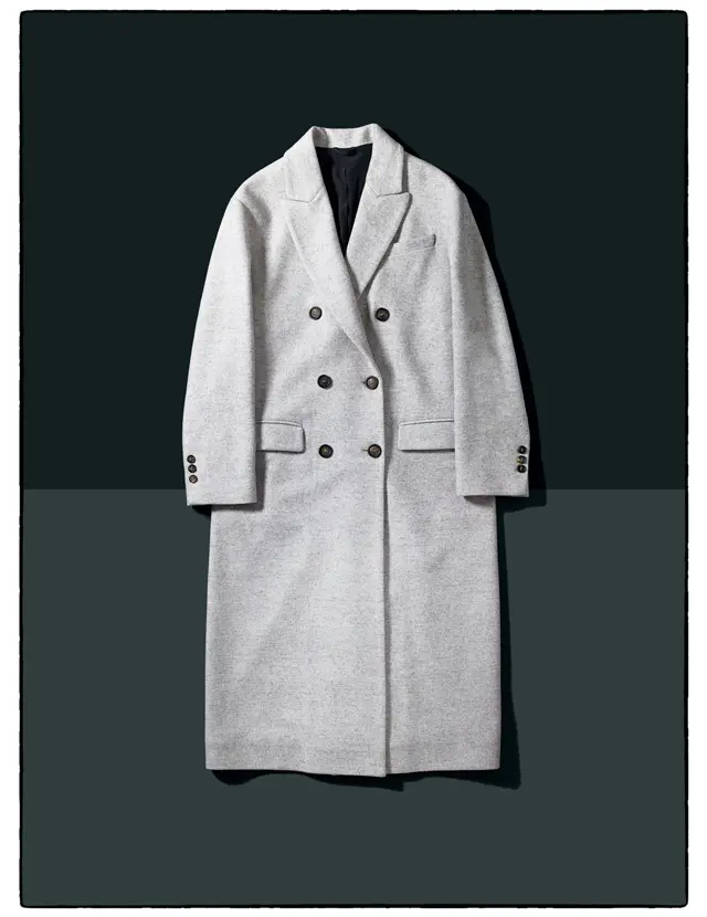 ブルネロ クチネリの ダブルクロスコート