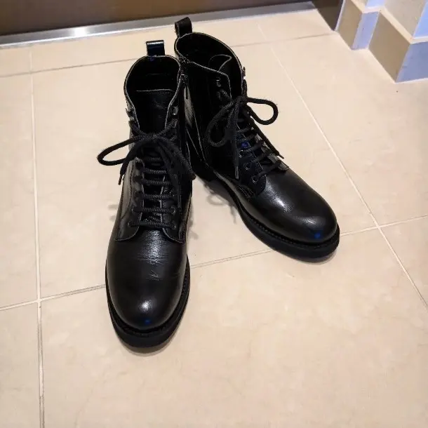 FABIO RUSCONIのレースアップブーツ