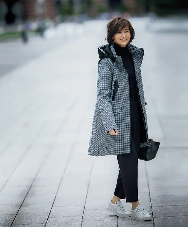 ウールコートの着やすさと ハイテクな機能性が両立