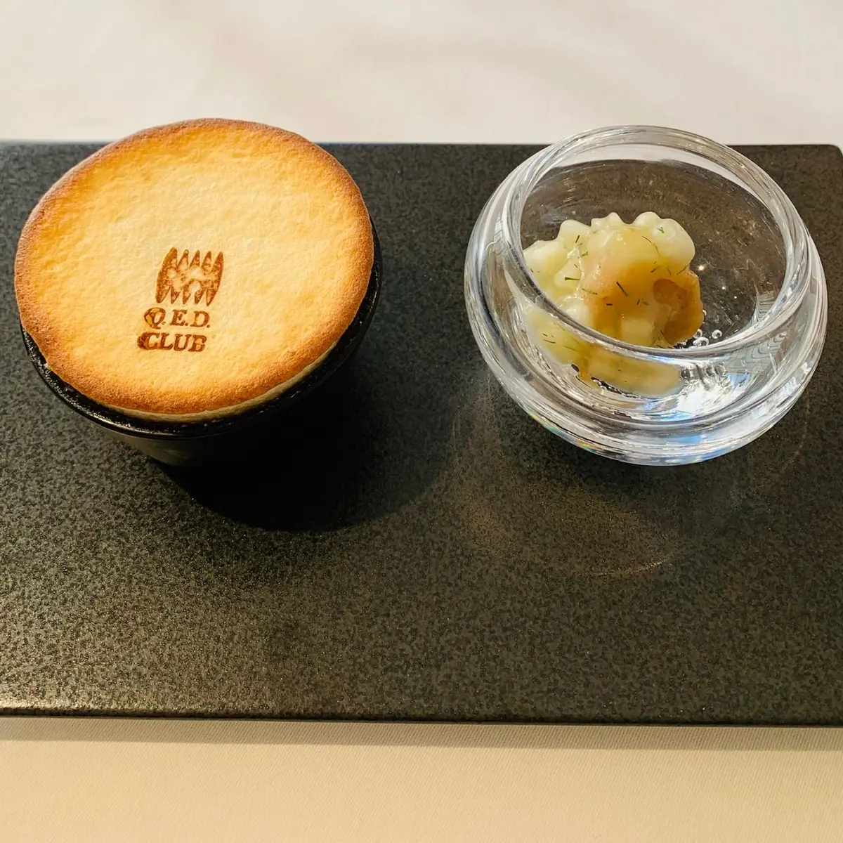 グリーンレモンのスフレ