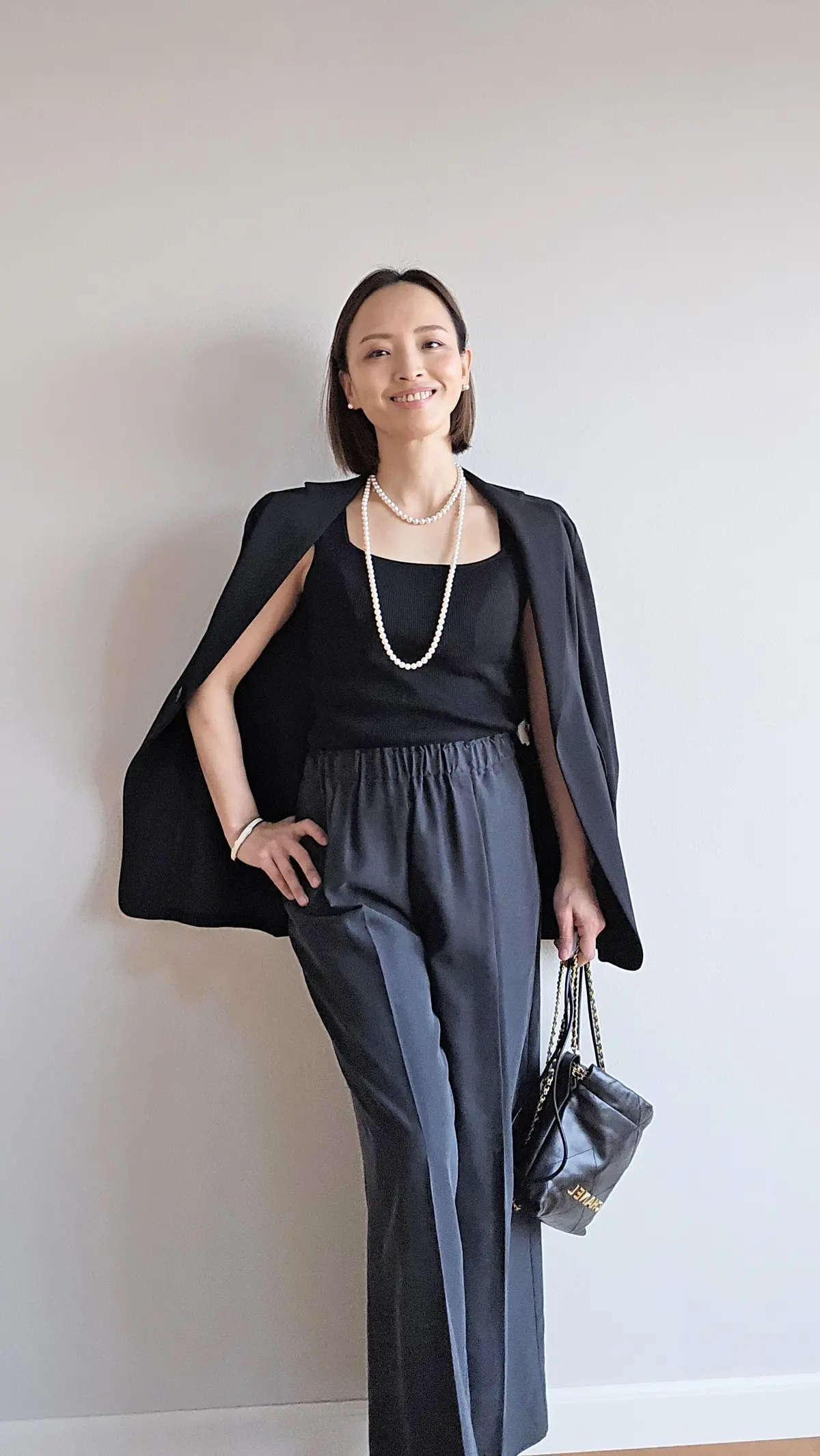 E by eclat美脚イージーパンツでの画像_3