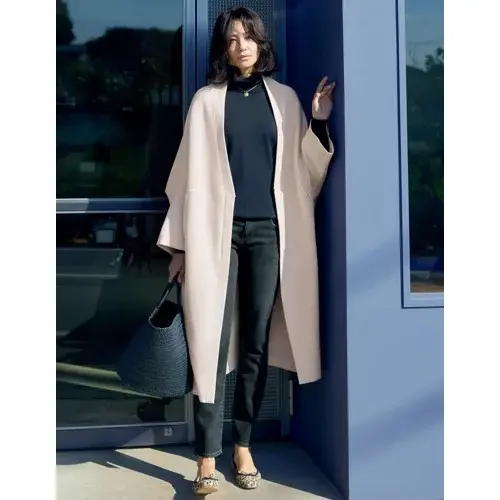 HAVEL studio×eclat リラックスニットコート ￥49,500