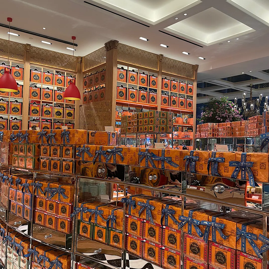 店内のコーヒーコーナー