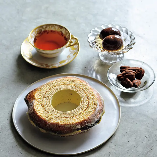 ミシュラン二ツ星『エディション・コウジ シモムラ』のスイーツセット