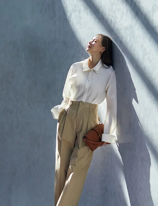 【50代 主役になる美貌のシャツ】極上のの画像_1