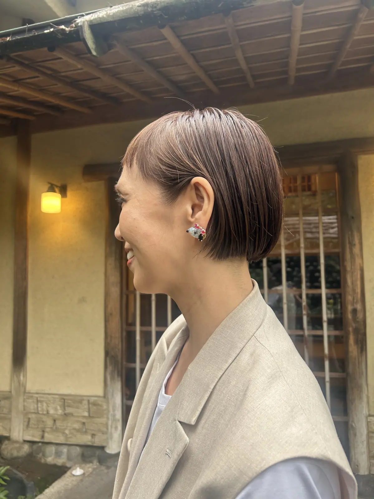 SNOOPYピアス　ベルちゃんピアス　ビジュウピアス