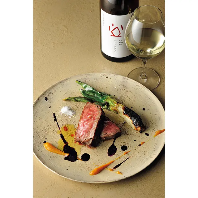 「赤城牛サーロインのビステッカ