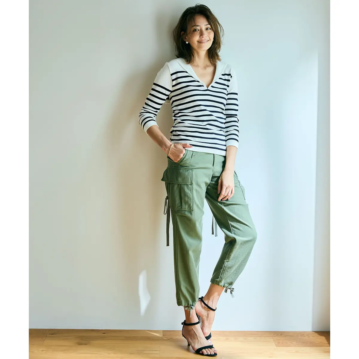 MADISONBLUE LOW WAIST CARGO PANTS LBS‐PANTS