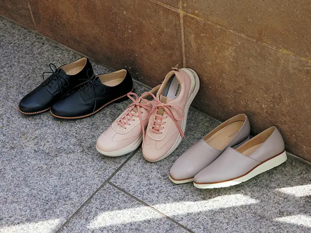歩きやすさとデザイン性を兼ね備えた「ペダラ」の3大シューズ