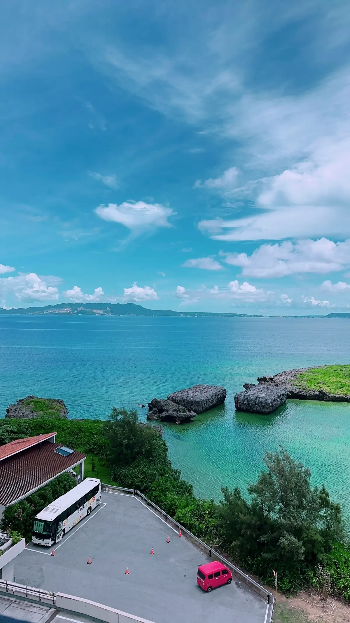 沖縄ハイアットリージェンシーの部屋からの景色