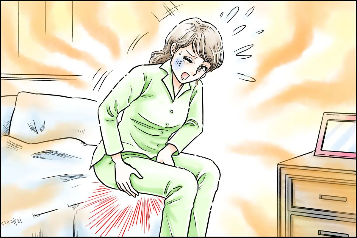 OurAge×Webエクラ　体の痛みを感じる女性