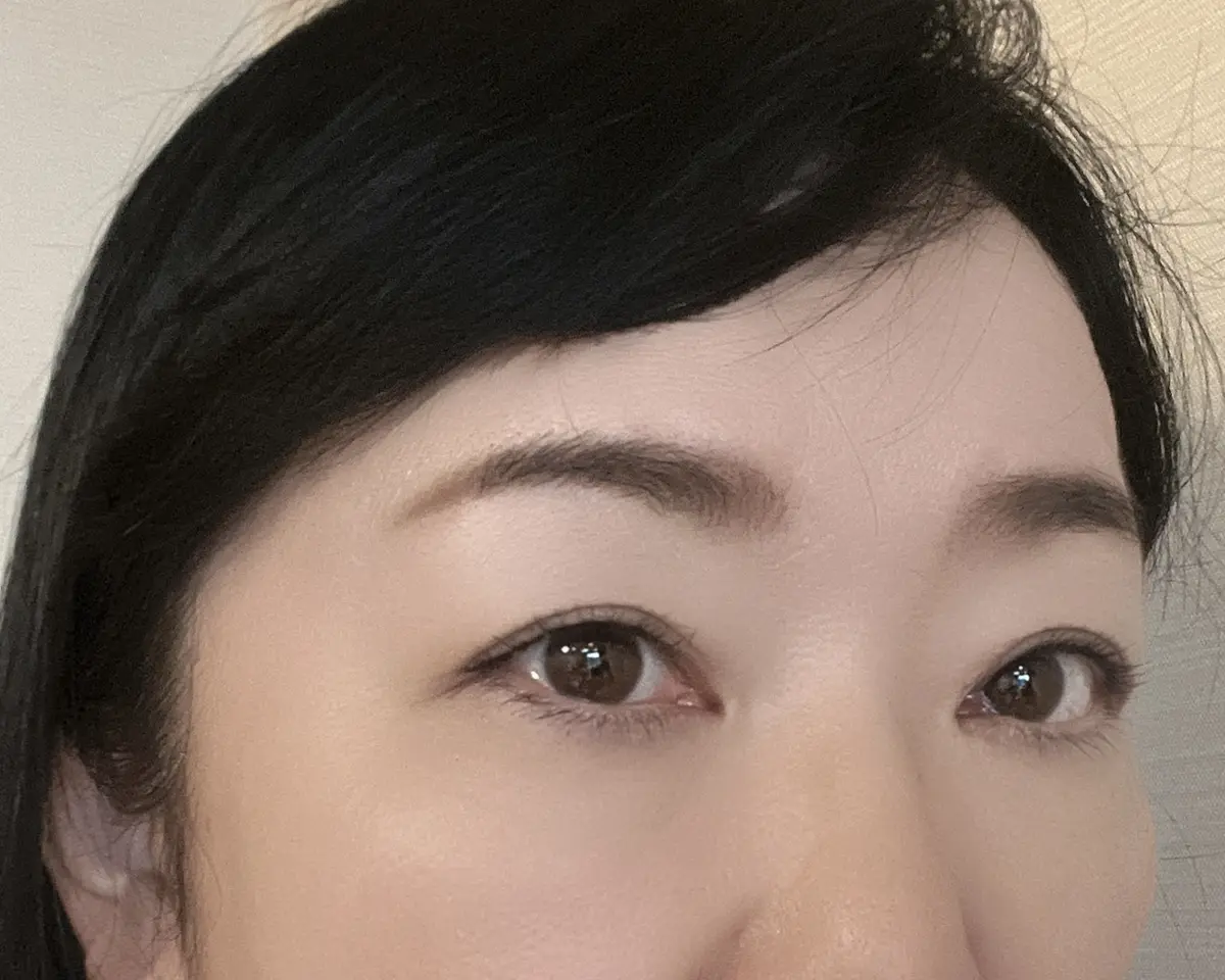 眉メイク　仕上がり