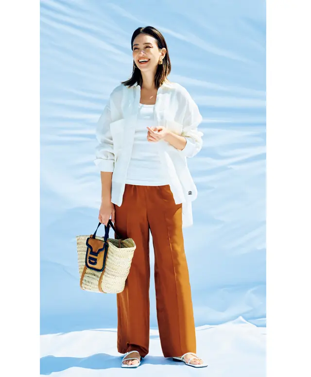 ドゥーズィエム クラスのツヤめきボトムのRINA