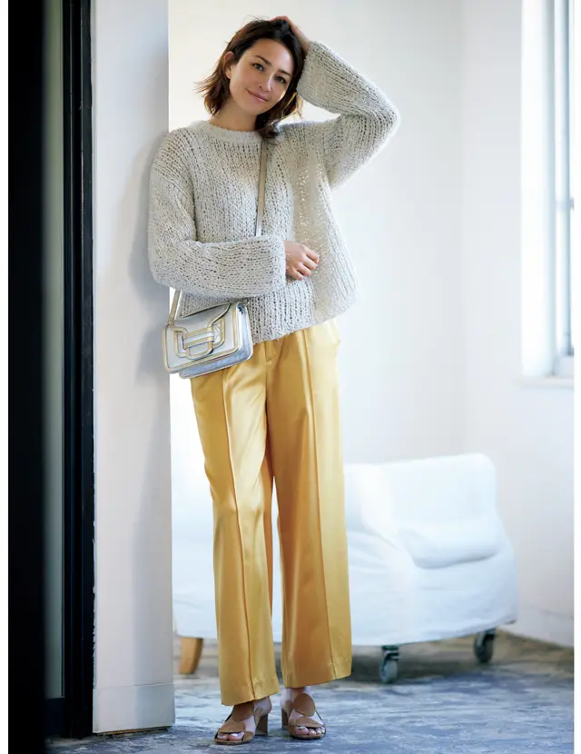 【ハンサムなきれい色コーデ9選】知的な着こなしで、“かっこいいのに女らしい”が実現