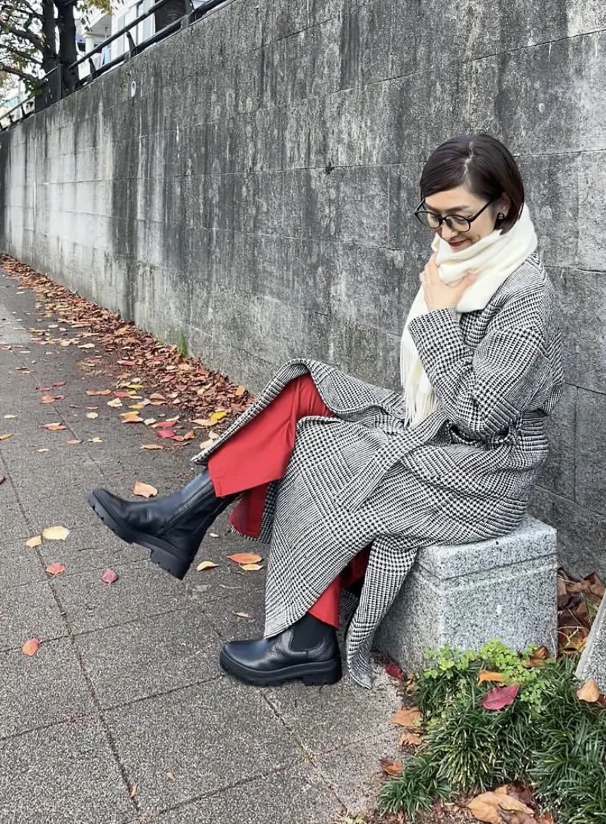 赤ワンピースコーデ３つ☆の画像_8