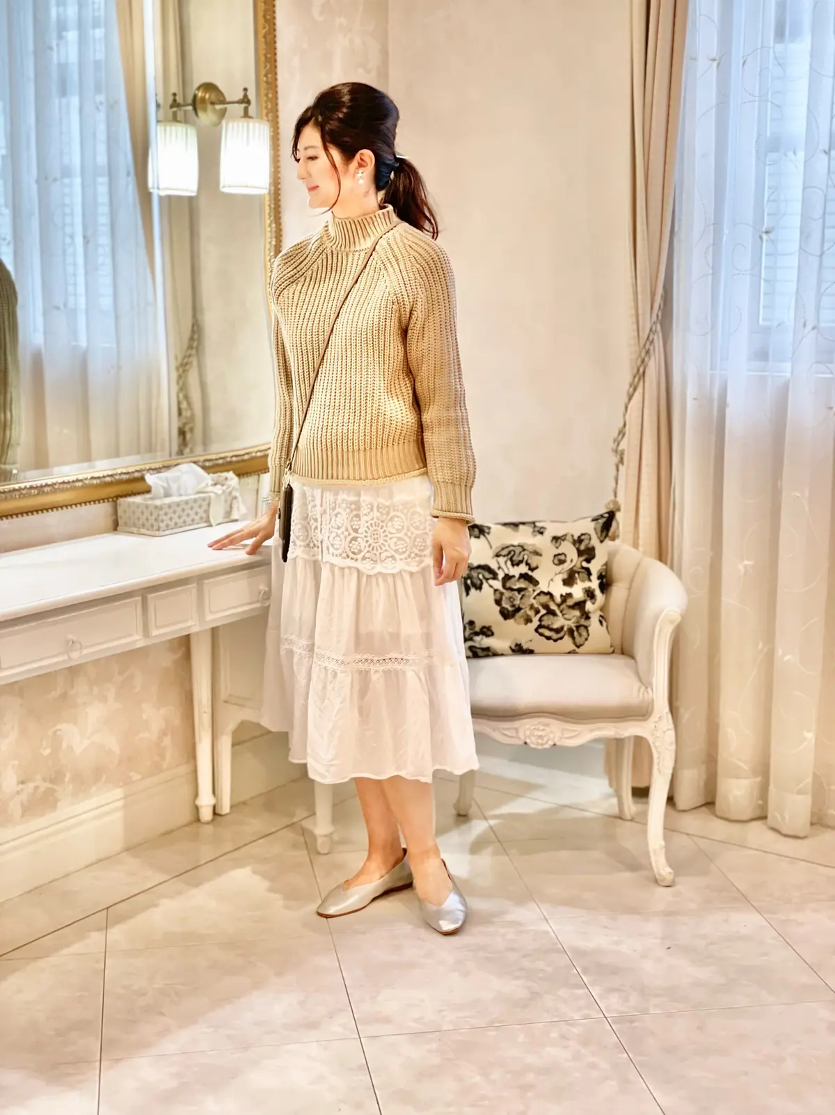 チャンキーニットで鰻屋さんへの画像_2