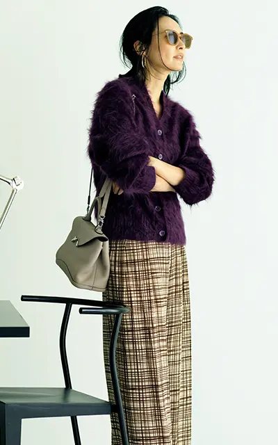 カーディガン　ドゥロワー　パンツ　ロンハーマン