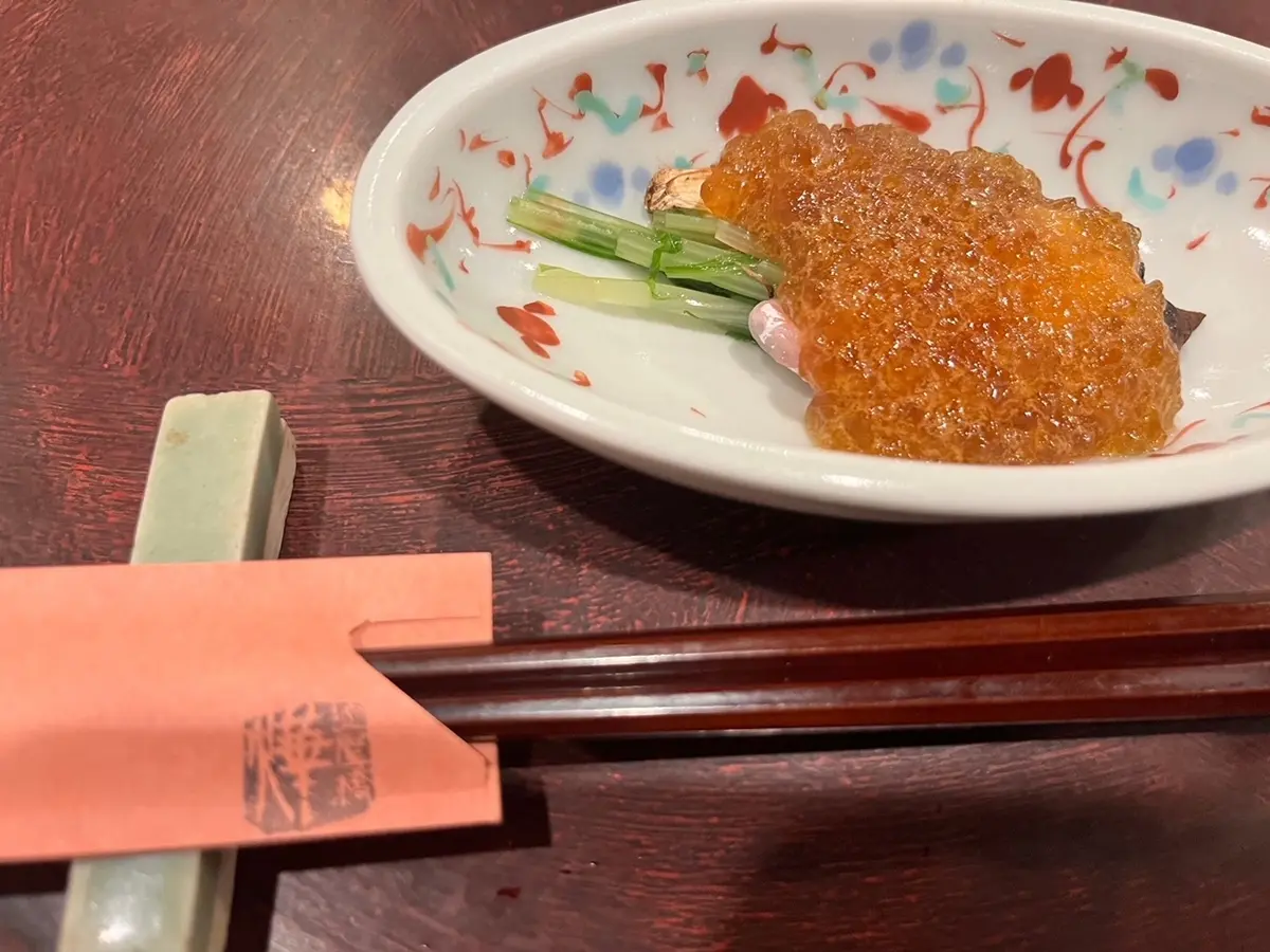 ポン酢のジュレ