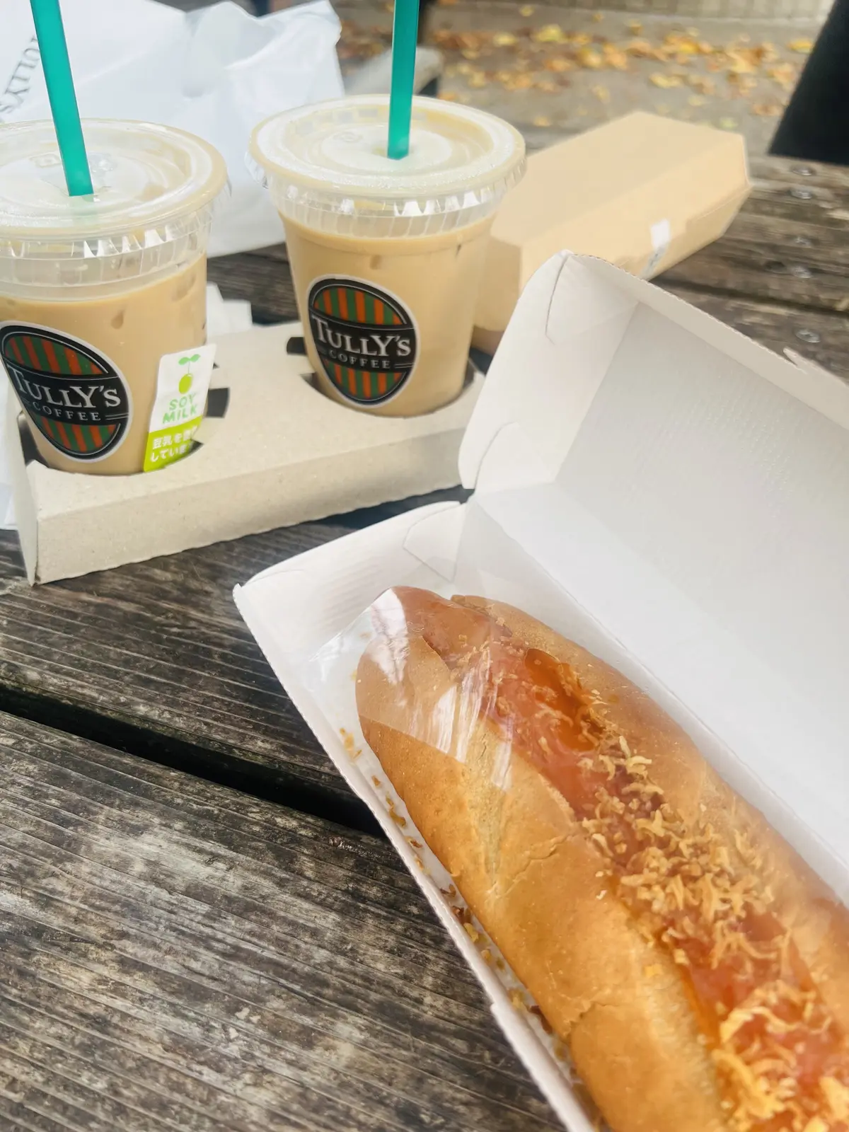 散歩休憩のフード