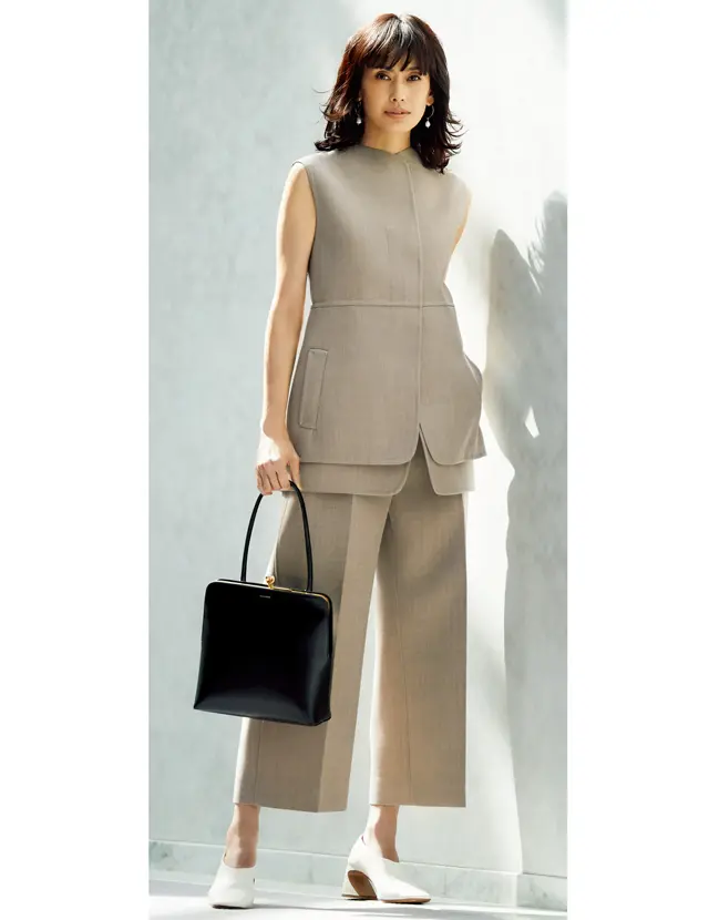 モードと端正が絶妙バランスで共存するジルサンダーのセットアップ