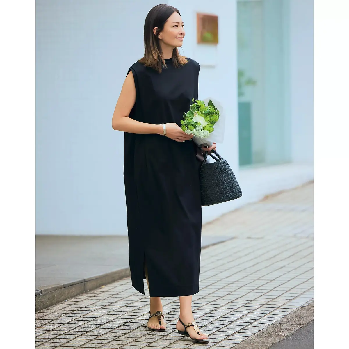 【50代 ワンピース】気温28度でも快適の画像_1