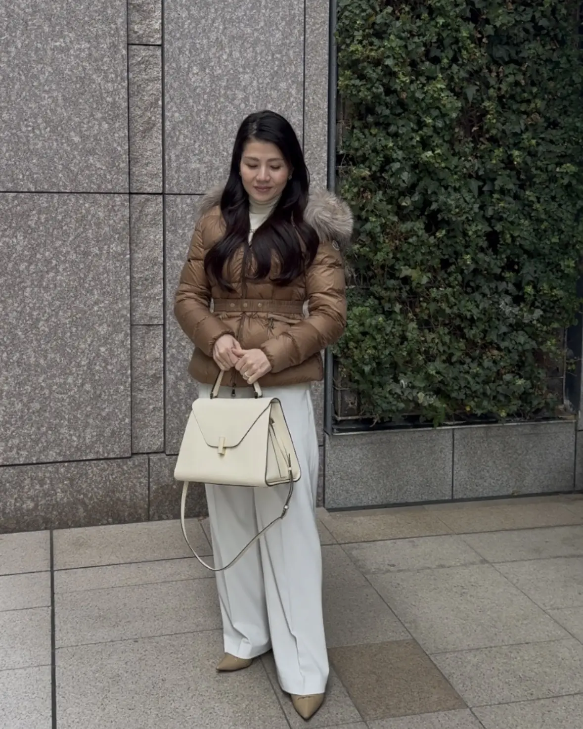 【UNIQLO】名品タックワイドパンツでの画像_3