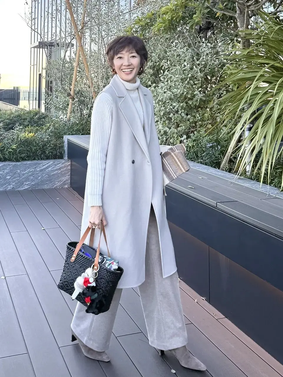 ZARA ブーツ愛用　エクラ華組 細谷奈弓さん