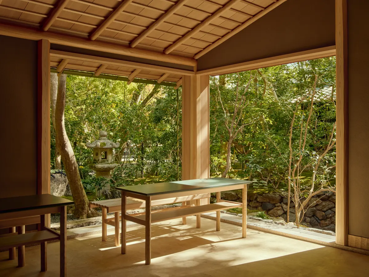 アマン京都 椅子席の茶室
